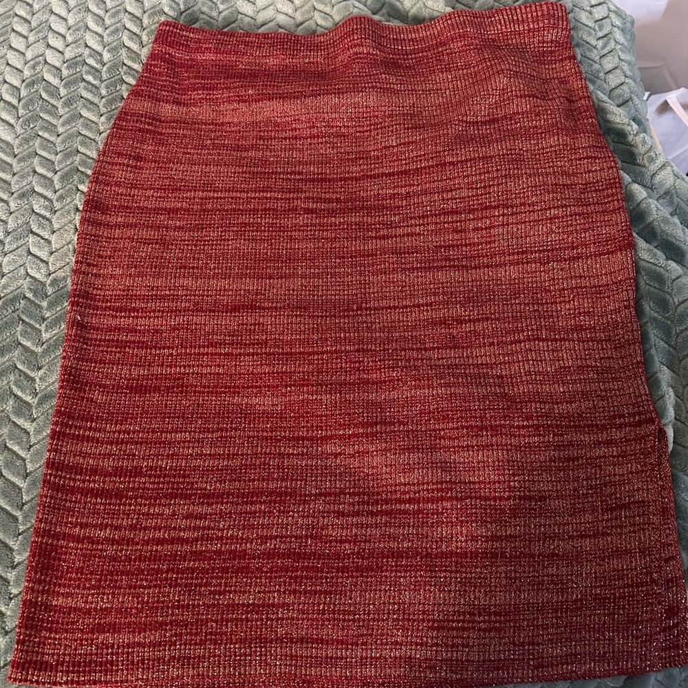 Elegant Red Women's Skirt